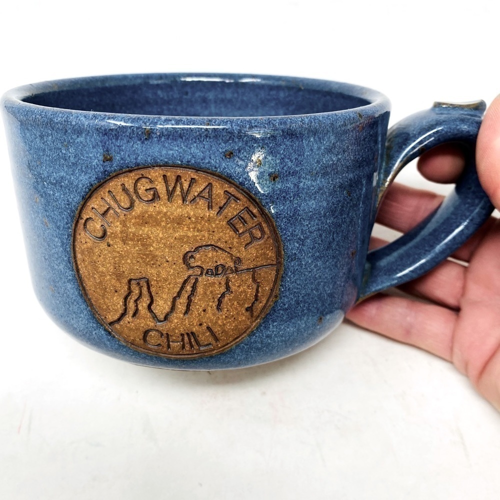 Chugwater Chili Hand Thrown Pottery Chili/Soup Mug 20oz